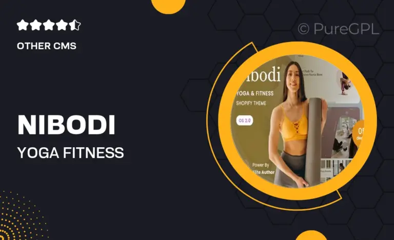 nibodi yoga fitness shopify 2 0 theme