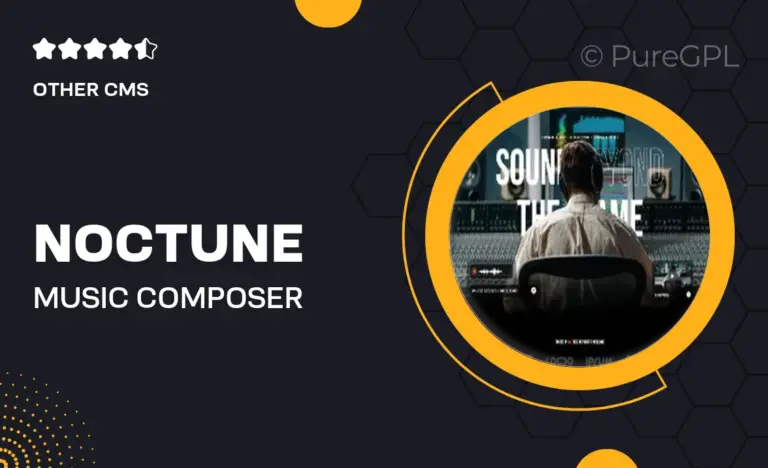 noctune music composer elementor template kit