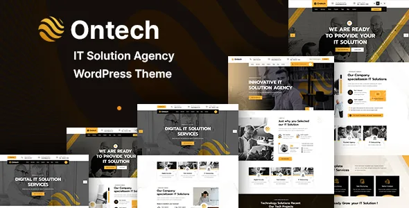 ontech it solutions agency wordpress theme 1