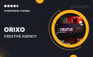 Orixo – Creative Agency & Portfolio WordPress Theme