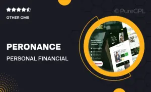 Peronance – Personal Financial Consulting Elementor Template Kit