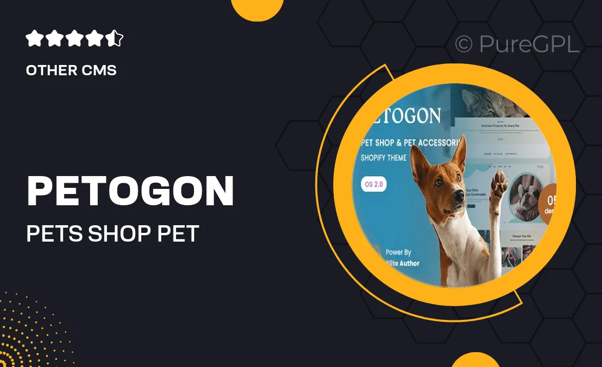 Petogon – Pets Shop & Pet Accessories Shopify 2.0 Theme