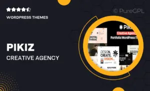 Pikiz – Creative Agency Portfolio WordPress Theme