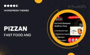 Pizzan – Fast Food and Restaurant WordPress Theme