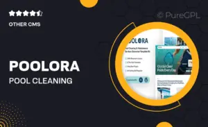 Poolora – Pool Cleaning & Maintenance Services Elementor Template Kit