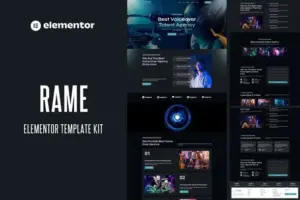 Rame – Voice Over Services Elementor Pro Template Kit
