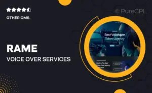 Rame – Voice Over Services Elementor Pro Template Kit