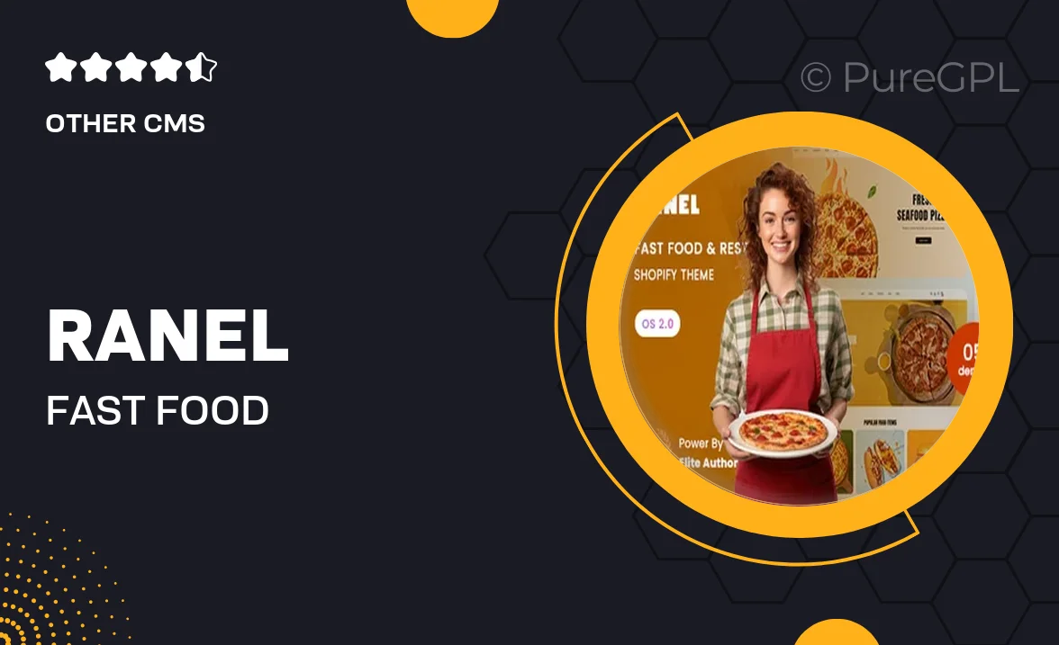 Ranel – Fast Food & Restaurant Shopify 2.0 Theme