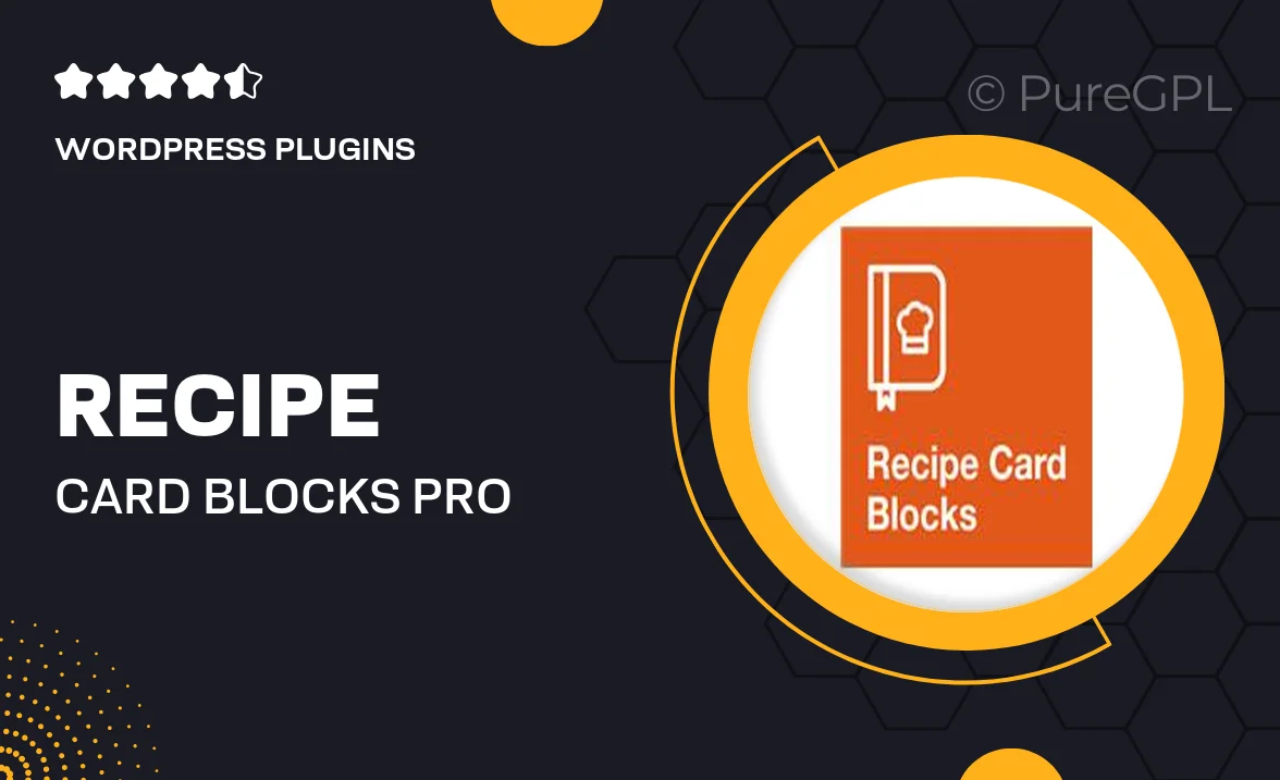 Recipe Card Blocks PRO