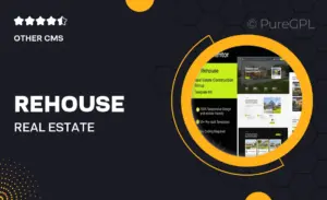 Rehouse – Real Estate & Construction Group Elementor Template Kit