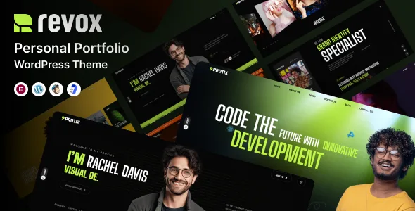 revox personal portfolio wordpress theme 1