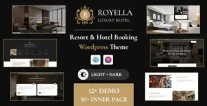Royella – Luxury & Hotel Booking WordPress Theme