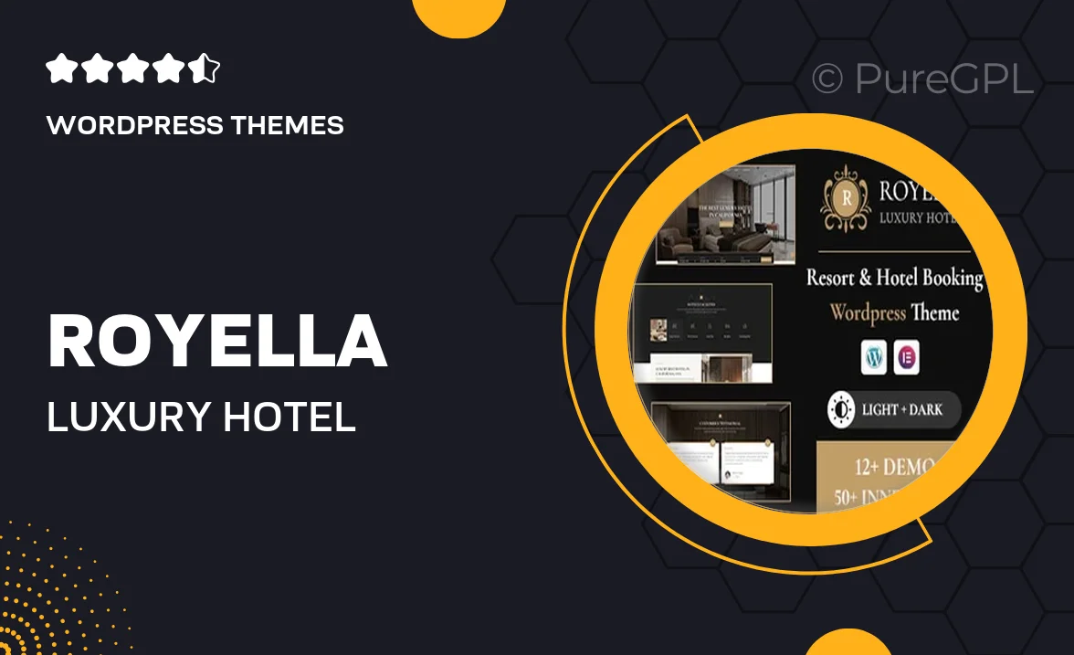 Royella – Luxury & Hotel Booking WordPress Theme