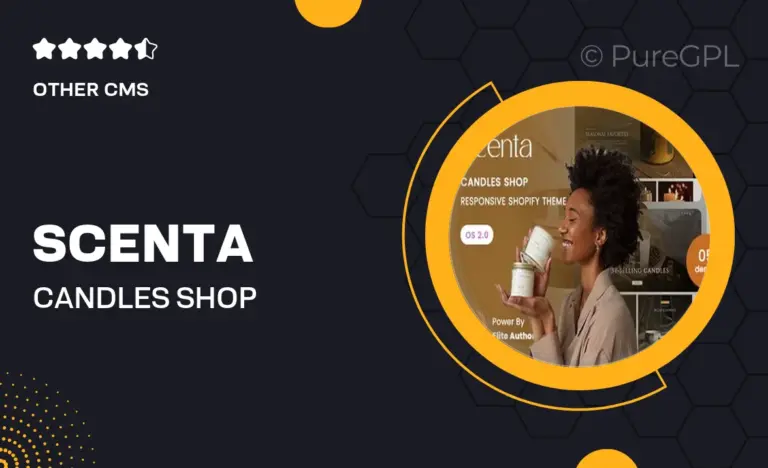 scenta candles shop responsive shopify 2 0 theme