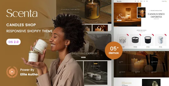 scenta candles shop responsive shopify 20 theme