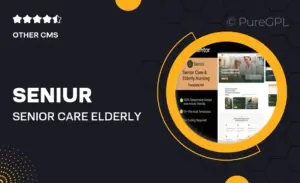 Seniur – Senior Care & Elderly Nursing Elementor Template Kit