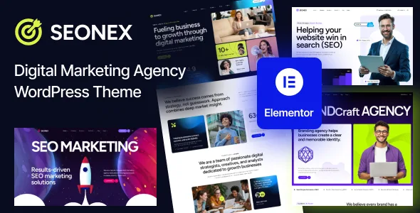 seonex digital marketing agency wordpress theme 1