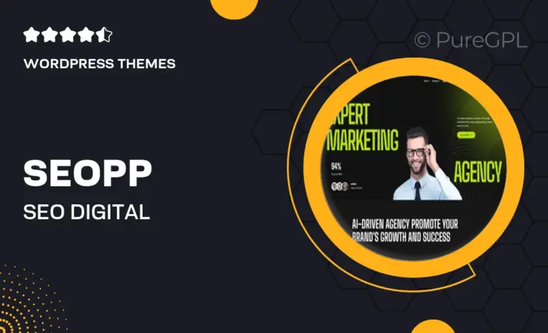 seopp seo digital marketing agency wordpress theme