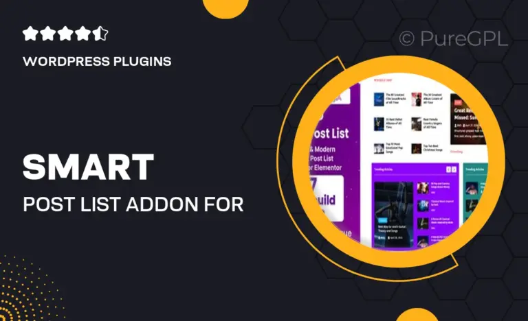 smart post list addon for elementor