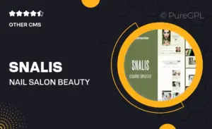 Snalis – Nail Salon & Beauty Care Elementor Template Kit