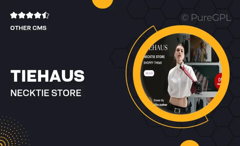 tiehaus necktie store shopify 2 0 theme