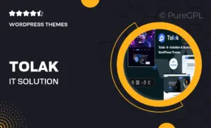Tolak – It Solution & Business WordPress Theme