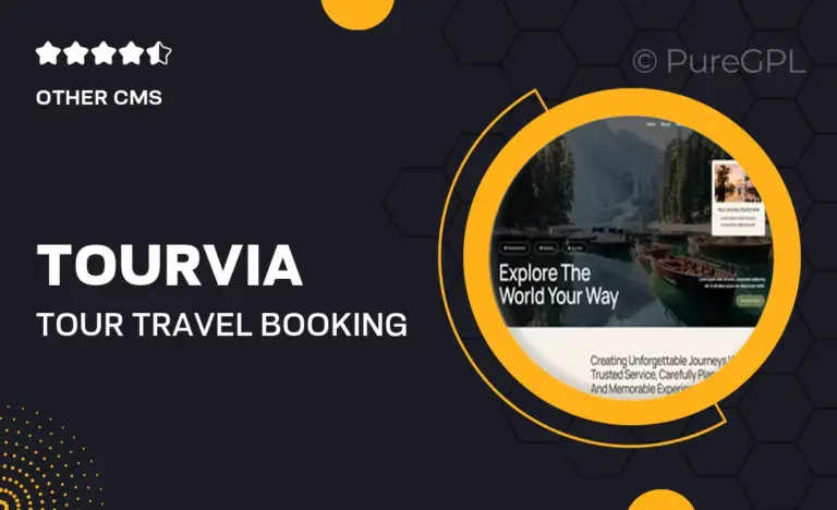 tourvia tour travel booking agency elementor template kit