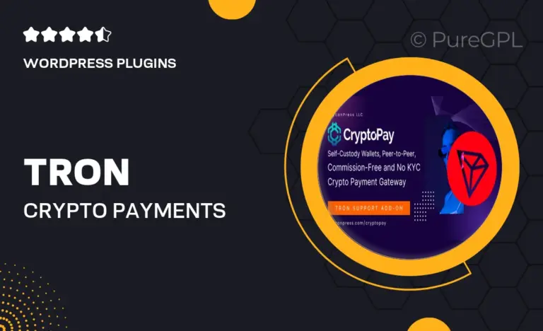 tron crypto payments support for cryptopay