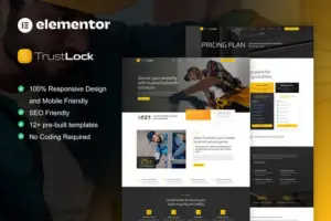 TrustLock – Locksmith & Key Maker Service Elementor Template Kit