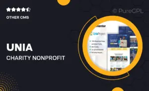 Unia – Charity & Nonprofit Elementor Pro Template Kit