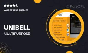Unibell – Multipurpose Onepage WordPress Theme