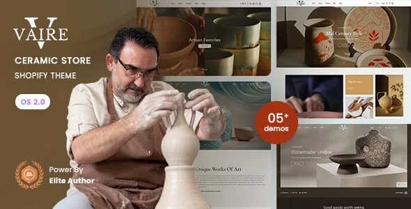 vaire ceramic store shopify 20 theme