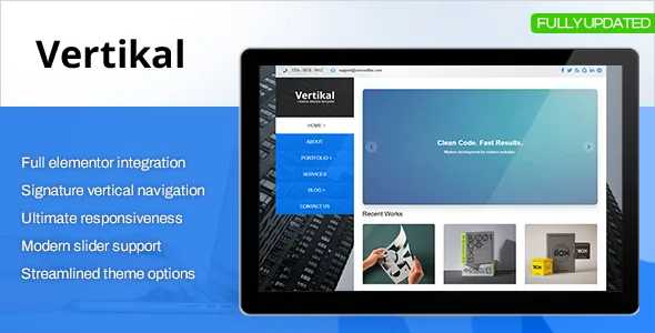 vertikal responsive wordpress theme 1