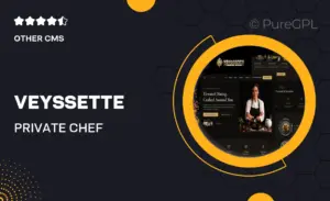 Veyssette – Private Chef Services Elementor Pro Template Kit
