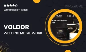 Voldor – Welding & Metal Work WordPress Theme