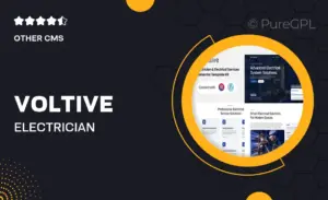 Voltive – Electrician & Electrical Services Elementor Template Kit