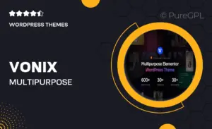 Vonix – Multi-purpose Elementor WordPress Theme