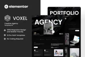 Voxel – Creative Agency Elementor Template Kit