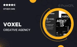 Voxel – Creative Agency Elementor Template Kit