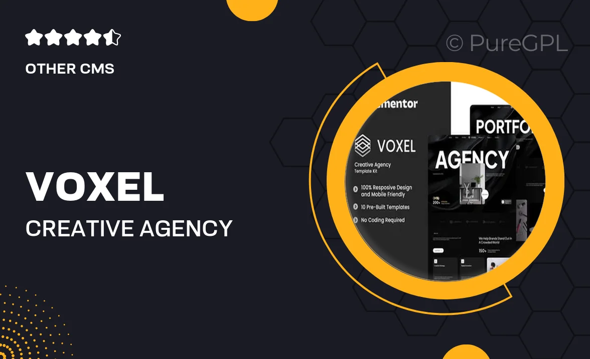 Voxel – Creative Agency Elementor Template Kit