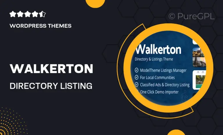 walkerton directory listing travel wordpress theme