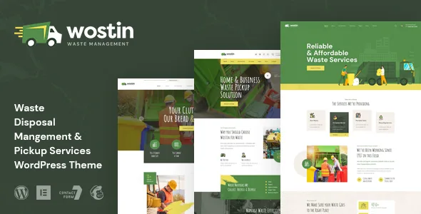 wostin waste pickup services wordpress theme 1