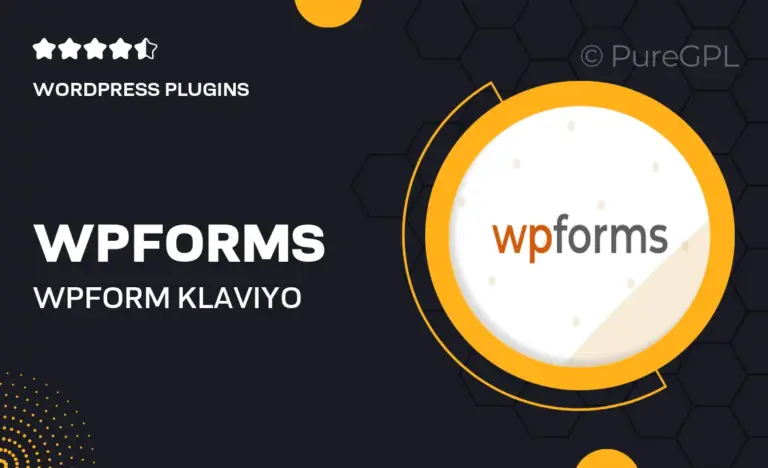 wpforms wpform klaviyo
