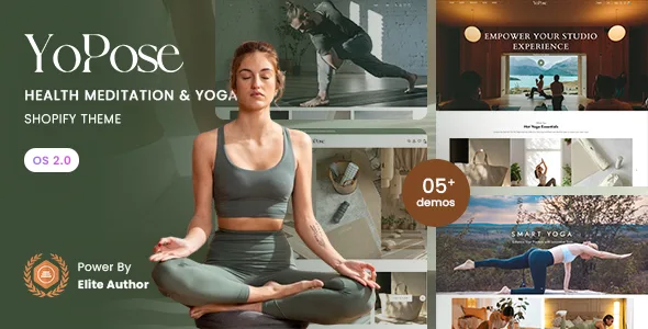 yopose health meditation yoga shopify 20 theme