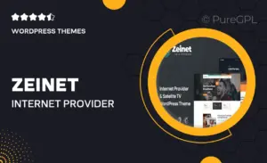 Zeinet – Internet Provider & Satellite TV WordPress Theme
