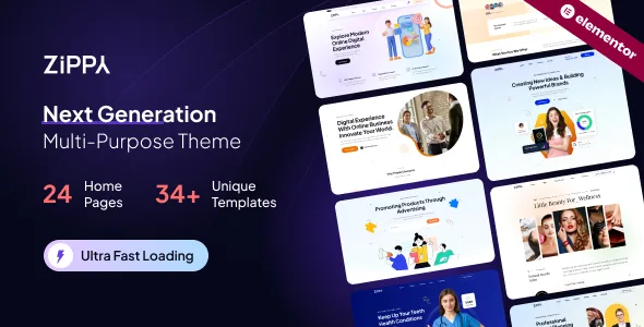 zippy multipurpose elementor wordpress theme 1