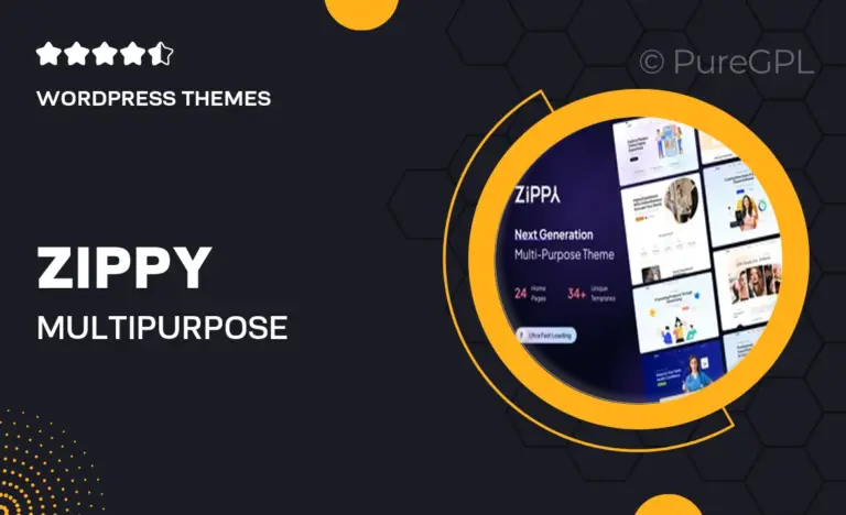 zippy multipurpose elementor wordpress theme