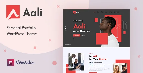 aali personal portfolio wordpress theme 1