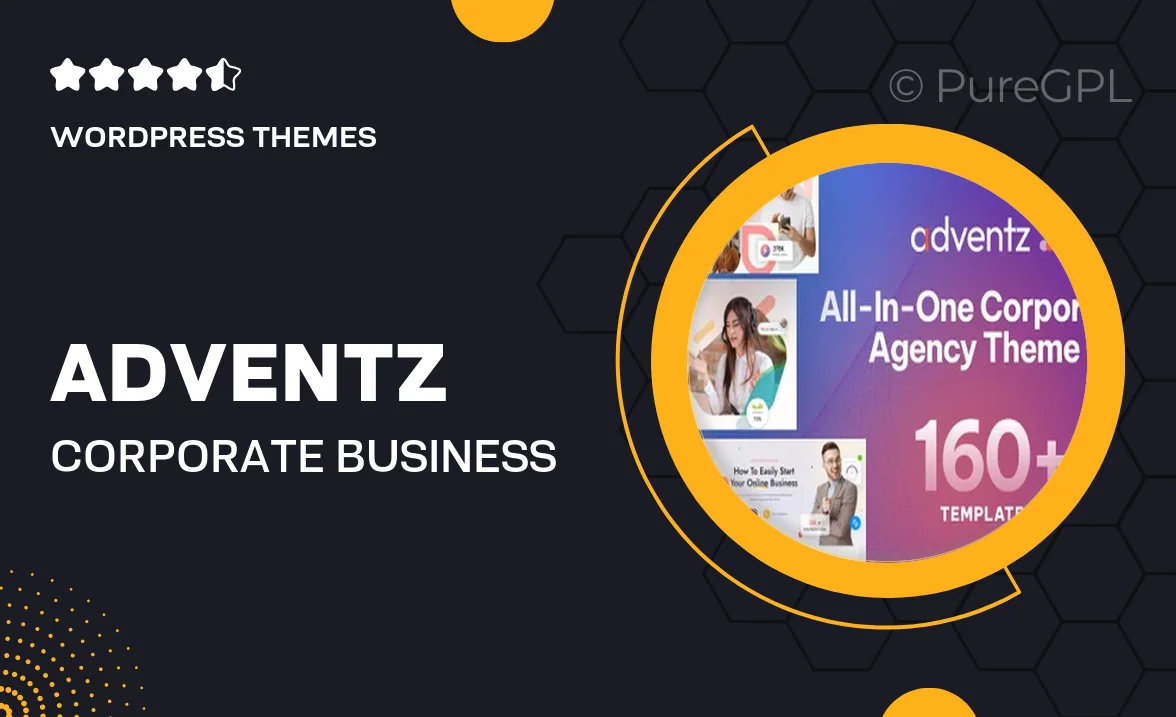 Adventz – Corporate Business WordPress Theme