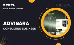 Advisara – Consulting Business WordPress Theme